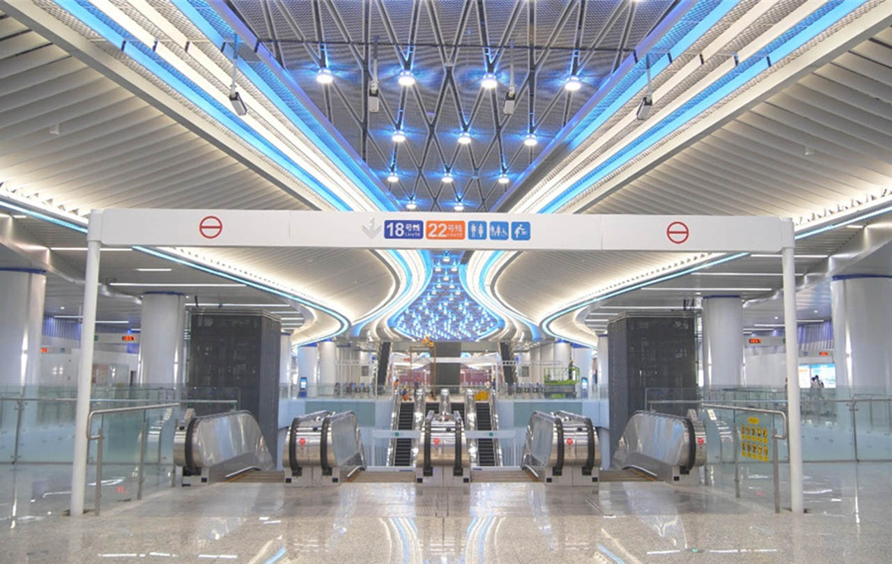 Memeriksa kota Guangzhou koleksi proyek klasik Guangzhou Guangri Elevator (2)