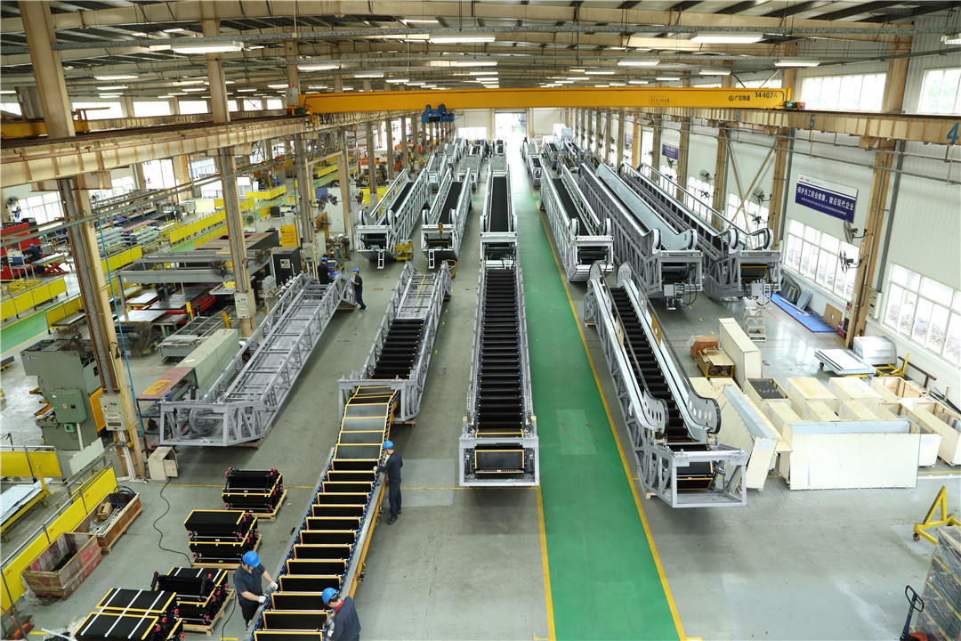 Escalator assembly line